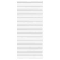 Store zèbre blanc 115x230 cm largeur du tissu 110,9cm polyester 