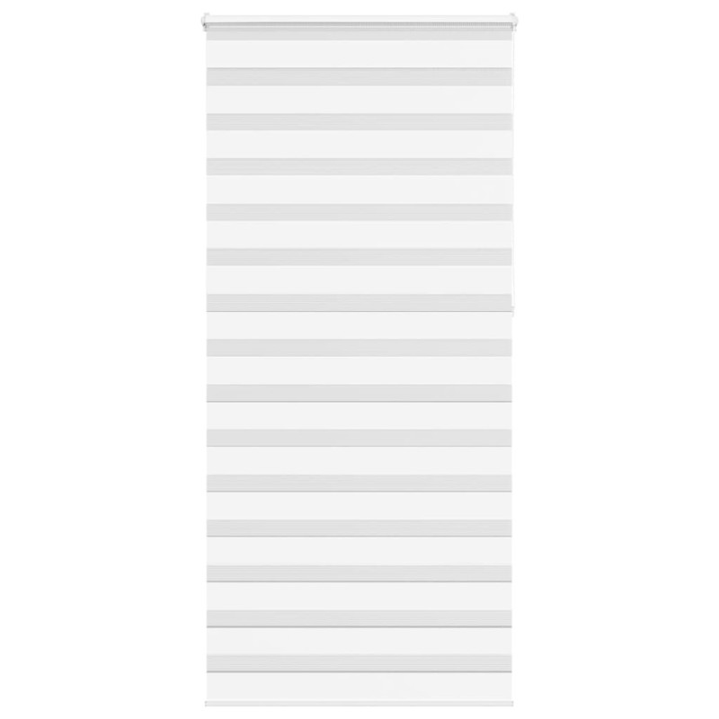 Store zèbre blanc 115x230 cm largeur du tissu 110,9cm polyester 