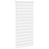 Store zèbre blanc 115x230 cm largeur du tissu 110,9cm polyester 