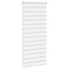Store zèbre blanc 115x230 cm largeur du tissu 110,9cm polyester 