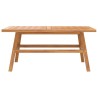 Table basse 100x50x45 cm bois massif d'acacia 