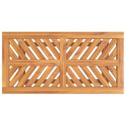 Table basse 100x50x45 cm bois massif d'acacia 