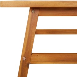 Table basse 100x50x45 cm bois massif d'acacia 