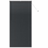 Store de Fenêtre avec des rideaux Autre Noir 80 x 130 cm Aluminium 