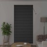 Store de Fenêtre avec des rideaux Autre Noir 80 x 130 cm Aluminium 