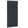 Store de Fenêtre avec des rideaux Autre Noir 80 x 130 cm Aluminium 