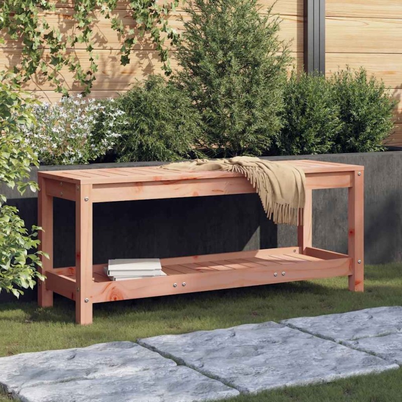 Banc de jardin 108x35x45 cm bois massif Douglas 