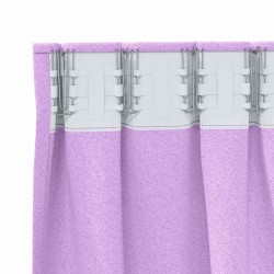 Rideaux avec des rideaux 2 pcs Violet 260 x 140 cm Polyester 