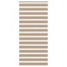 Store zèbre marron sable largeur du tissu 110,9 cm polyester 