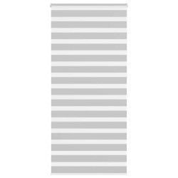 Store zèbre gris clair largeur du tissu 110,9 cm polyester 