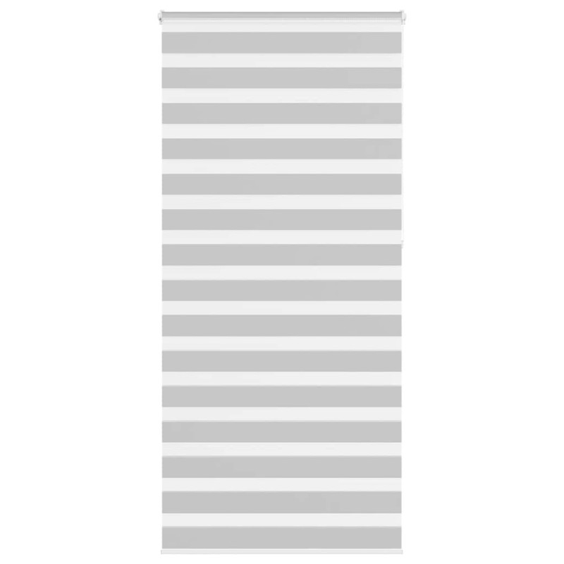 Store zèbre gris clair largeur du tissu 110,9 cm polyester 
