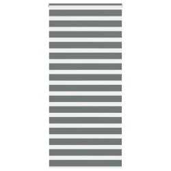 Store zèbre gris foncé largeur du tissu 110,9 cm polyester 