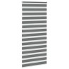 Store zèbre gris foncé largeur du tissu 110,9 cm polyester 