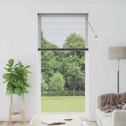 Store de Fenêtre Gris foncé 80 x 130 cm Aluminium 