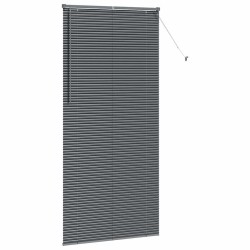 Store de Fenêtre Gris foncé 80 x 130 cm Aluminium 