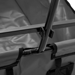 Chariot à main pliable Acier Gris 