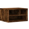 Support d'imprimante chêne fumé 40x32x22,5 cm bois d'ingénierie 