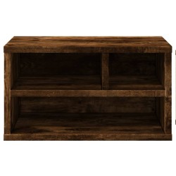 Support d'imprimante chêne fumé 40x32x22,5 cm bois d'ingénierie 