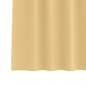 Rideaux avec des rideaux 2 pcs Beige 245 x 140 cm Polyester 