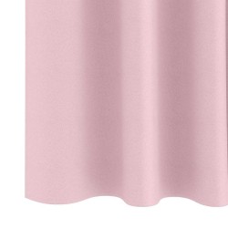 Rideaux avec des rideaux 2 pcs Rose bébé 260 x 140 cm Polyester 
