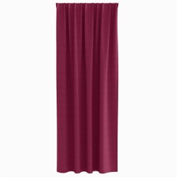 Rideaux avec des rideaux 2 pcs Bordeaux 260 x 140 cm Polyester 