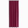 Rideaux avec des rideaux 2 pcs Bordeaux 260 x 140 cm Polyester 