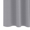 Rideaux 2 pcs Gris clair 260 x 140 cm Polyester 