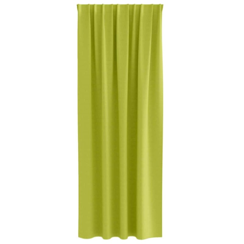 Rideaux 2 pcs Pomme verte 260 x 140 cm Polyester 