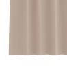 Rideaux avec des rideaux 2 pcs Taupe 245 x 140 cm Polyester 