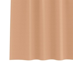 Rideaux 2 pcs Marron clair 245 x 140 cm Polyester 