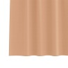 Rideaux 2 pcs Marron clair 245 x 140 cm Polyester 