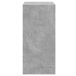 Garde-robe gris béton 77x48x102 cm bois d'ingénierie 