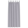 Rideaux 2 pcs Gris métallique 245 x 140 cm Polyester 