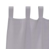 Rideaux 2 pcs Gris métallique 245 x 140 cm Polyester 
