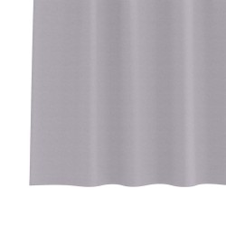 Rideaux 2 pcs Gris métallique 245 x 140 cm Polyester 
