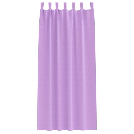 Rideaux avec des rideaux 2 pcs Violet 245 x 140 cm Polyester 