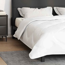Couettes & Duvets Blanc 200 x 220 cm Microfibre 