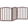 Barrière pour chien pliable 3 panneaux 150 cm bois de peuplier 
