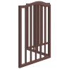 Barrière pour chien pliable 3 panneaux 150 cm bois de peuplier 