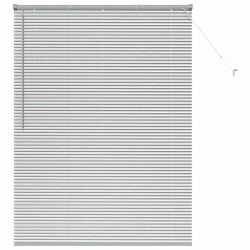 Store de Fenêtre avec des rideaux Autre Argenté 80 x 130 cm Aluminium 