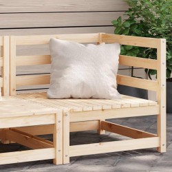 Canapé d'angle de jardin 70x70x67 cm bois de pin massif 
