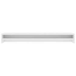 Support de moniteur Blanc 100 x 24 x 13 cm Bois d'ingénierie 