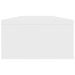 Support de moniteur Blanc 100 x 24 x 13 cm Bois d'ingénierie 