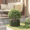 Pot de fleurs vert olive Vert olive Métal Moyen Durable 