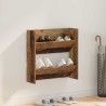 Cabinets à chaussures muraux Vieux bois 60 x 18 x 60 cm 