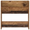 Cabinets à chaussures muraux Vieux bois 60 x 18 x 60 cm 