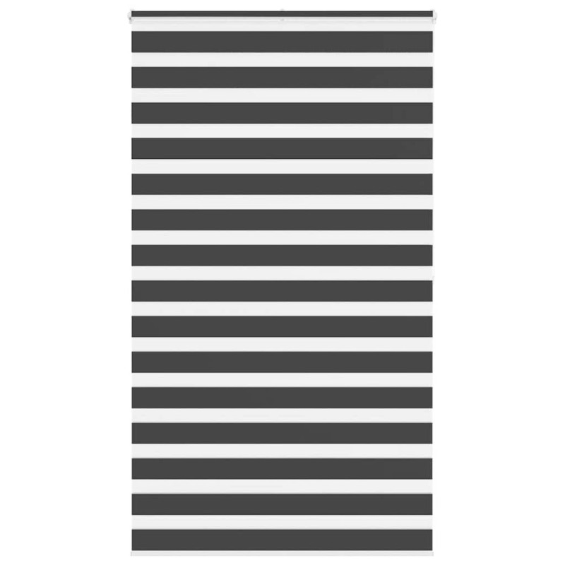 Store zèbre noir 130x200 cm largeur du tissu 125,9 cm polyester 