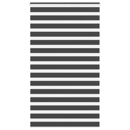 Store zèbre noir 130x200 cm largeur du tissu 125,9 cm polyester 