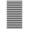 Store zèbre noir 130x200 cm largeur du tissu 125,9 cm polyester 