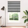 Store zèbre noir 130x200 cm largeur du tissu 125,9 cm polyester 